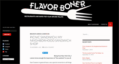 Desktop Screenshot of flavorboner.com