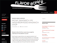 Tablet Screenshot of flavorboner.com